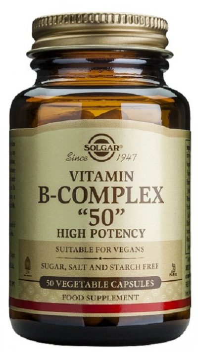 Vitamina B-Complex "50" Cápsulas Vegetales